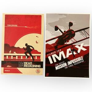 2 Mission Impossible Movie AMC Poster Final Reckoning Dead Reckoning 2025 2023
